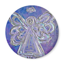 Purple Angel Magnet