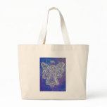 Purple Angel Tote Bag