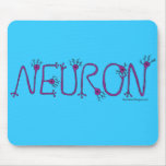 Purple/Aqua Neuron Mousepad