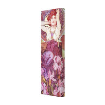 Purple Art Goddess Gallery Wrapped Canvas