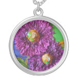 Purple Asters Necklace