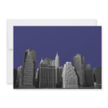 Purple Background NYC Skyline Gay Wedding Invite