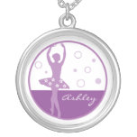 Purple Ballerina Necklace