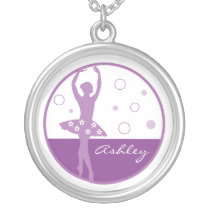Purple Ballerina Necklace necklaces