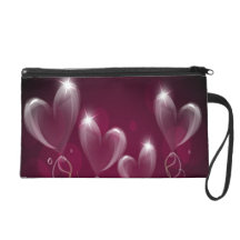 Purple Ballons Wristlet