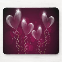 Purple Balloons Mousepad