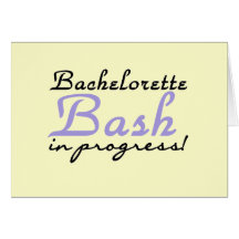 Purple Bash in Progress Tshirts and Gifts Greeting Card