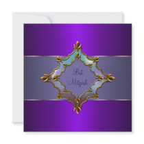 Purple Bat Mitzvah Announcements