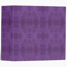 Purple Batik Style 3-ring Binder