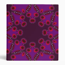 Purple Batika Star Binder