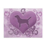 Purple Beagle Valentine