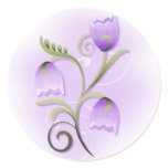 Purple Bell Flower Sticker