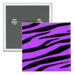 Purple & Black Zebra Pin