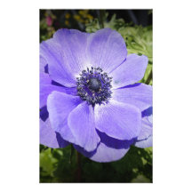 Purple Bloom Stationery Paper