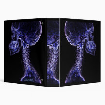 Purple/Blue C-spine X-ray binder