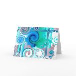 Purple Blue Swirls cards