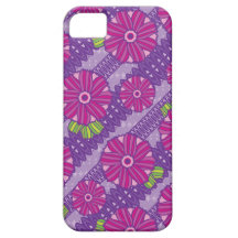 Purple Boho Blossoms iPhone 5 Cases