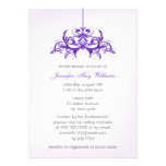 Purple Bridal Shower Invitations invitations