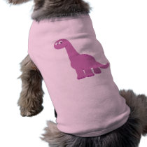 Purple Brontosaurus Dinosaur Pet Clothing