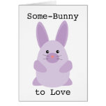 Purple Bunny Greeting Cards