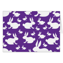 Purple Bunny Pattern cards