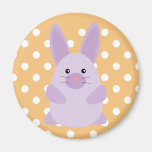 Purple Bunny Refrigerator Magnets