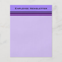 Purple Business Stripes Flyer