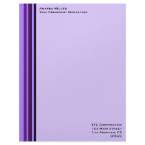 Purple Business Stripes