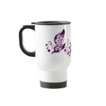 Purple Butterflies Mugs