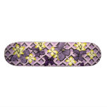 Purple Butterflies Skate Deck