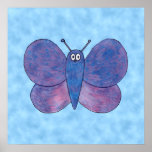 Purple Butterfly. Print
