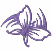 Purple Butterfly Swoosh