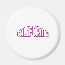 Purple California Magnets