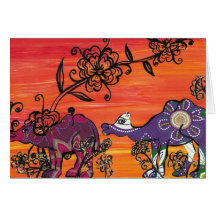Purple Camels Card
