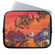 Purple Camels Electronics Sleeve Laptop Computer Sleeve
