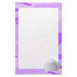 Purple Camo and Dog Tags Stationery