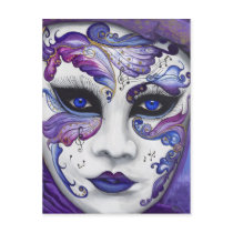 Purple Carnival Mask by PSOVART