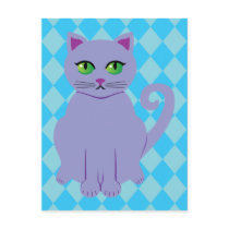 Purple Cat Postcards
