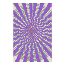 Purple Chakra - Cool Purple Breeze Personalized Stationery