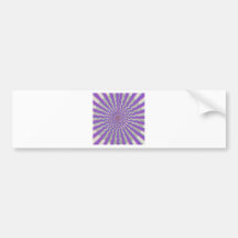 PURPLE Chakra Wave - Navin's Signature style Bumper Sticker