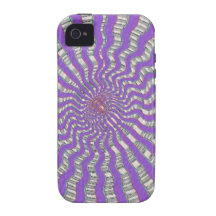 PURPLE Chakra Wave - Navin's Signature style Case-Mate iPhone 4 Case