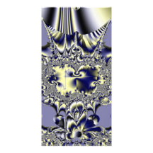 Purple Chaos Photo Card Template