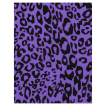 purple cheetah flyer design
