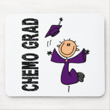 Purple CHEMO GRAD 1 (Pancreatic Cancer) Mousepad
