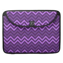 Purple Cheveron Zigzags Custom MacBook Pro Sleeve