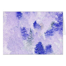 purple Christmas tree products Greeting Cards