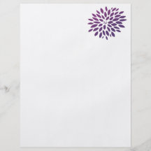 Purple Chrysanthemum Flyers