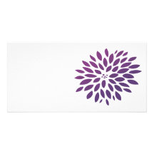 Purple Chrysanthemum Photo Cards