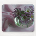purple chrysanthemums mouse mat