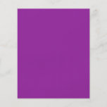 Purple Colour 4.5 x 5.6 Matte Paper Personalized Flyer